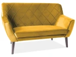 Sofa tapicerowana Kier 2 Velvet curry Bluvel 68