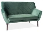 Sofa tapicerowana Kier 2 Velvet zielona Bluvel 78