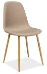 Krzesło tapicerowane Fox dąb/beż .66