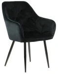 Krzesło tapicerowane HTS-D19 Czarny
