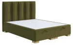 Łóżko Bella z pojemnikami 200x200 dwuosobowe tapicerowane