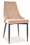 Krzesło tapicerowane Trix B Velvet beż Bluvel 28