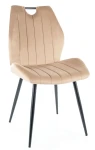 Krzesło tapicerowane Arco Velvet beż Bluvel 28