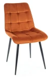 Krzesło tapicerowane Chic Velvet cynamon Bluvel 4215