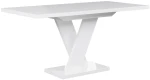Stół rozkładany Oskar Biały wysoki połysk