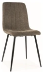Krzesło tapicerowane Alan Brego oliwkowy 77
