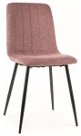 Krzesło tapicerowane Alan Brego jasny wrzosowy 90