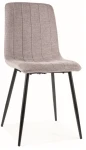 Krzesło tapicerowane Alan Brego szary 07