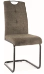 Krzesło tapicerowane Axo Brego oliwka 77
