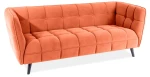 Sofa tapicerowana Castello 3 Velvet cynamon Bluvel 4215