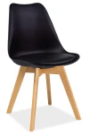 Krzesło Kris buk/czarny