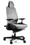 Fotel ergonomiczny do biurka Ronin biały/siatka szary