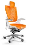 Fotel gabinetowy ergonomiczny WAU 2 biały TPE-12 Mango