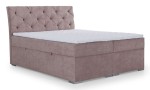 Łóżko kontynentalne Balvin 160x200 tapicerowane