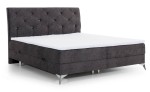Łóżko kontynentalne Adel 160x200 tapicerowane