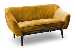 Sofa tapicerowana Grace Wood II w stylu skandynawskim