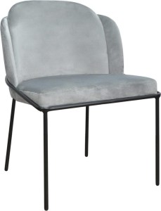 Krzesło tapicerowane Polly New czarne