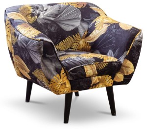 Fotel tapicerowany Poly w stylu skandynawskim