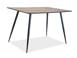 Stół Remus 120x80 cm orzech/czarny