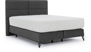 Łóżko kontynentalne Safiro 140x200 tapicerowane