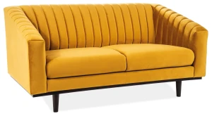 Sofa tapicerowana Asprey 2 Velvet curry Bluvel 68