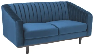 Sofa tapicerowana Asprey 2 Velvet granatowa Bluvel 86