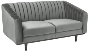Sofa tapicerowana Asprey 2 Velvet szara Bluvel 14