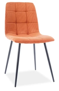 Krzesło tapicerowane Mila Sztruks cynamonowy Fjord 42