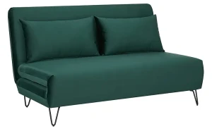 Sofa rozkładana Zenia Velvet zielona .189