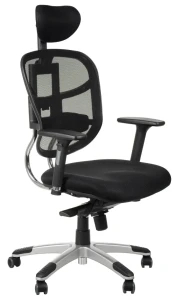 Fotel biurowy z wysuwem siedziska HN-5018 Czarny