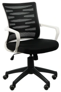 Fotel biurowy KB-2022 Czarny/Biały