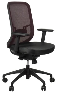 Fotel biurowy z wysuwem siedziska GN-310 Czarny/bordo