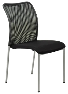 Krzesło konferencyjne HN-7502 Aluminium/Czarny