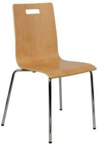 Krzesło konferencyjne sklejkowe TDC-132 z otworem Buk