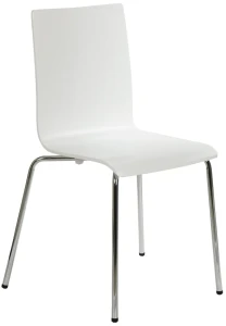Krzesło konferencyjne sklejkowe TDC-132 Biały