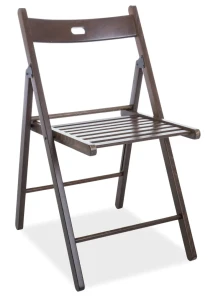 Krzesło składane Smart II ciemny orzech