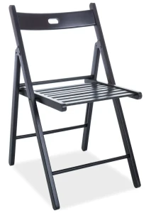 Krzesło składane Smart II czarne