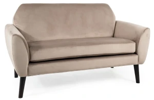 Sofa tapicerowana Mena Velvet ciemny beż Bluvel 40