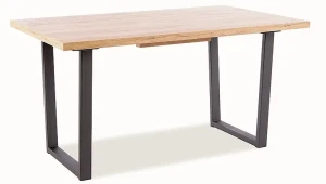 Stół rozkładany Vito 140-180 cm dąb artisan/czarny