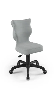 Krzesło dziecięce Petit wzrost wzrost 133-159 cm velvet podstawa czarna