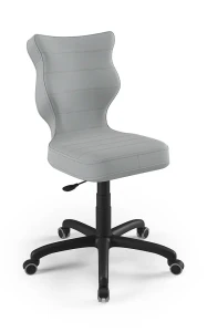 Krzesło dziecięce Petit  wzrost 146 -176,5 cm velvet podstawa czarna