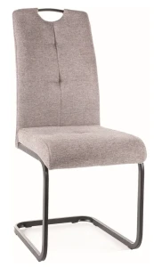 Krzesło tapicerowane Axo Brego szary 07