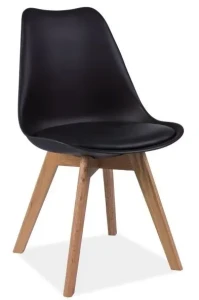 Krzesło Kris dąb/czarny