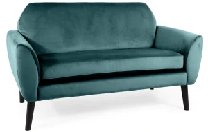 Sofa tapicerowana Mena Velvet zielona Bluvel 78