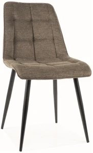 Krzesło tapicerowane Chic Brego oliwka 77