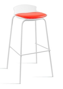Krzesło Duke biały/czerwony
