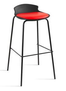 Krzesło Duke czarny/czerwony