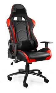 Fotel gamingowy Dynamiq V5 czarny-czerwony