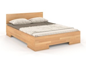Łóżko drewniane bukowe ze skrzynią na pościel SPECTRUM Maxi & ST 140x200