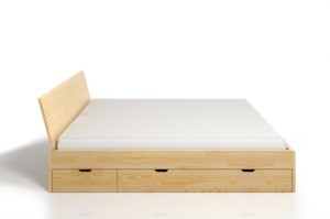 Łóżko drewniane sosnowe z szufladami VESTRE Maxi & DR 160x200